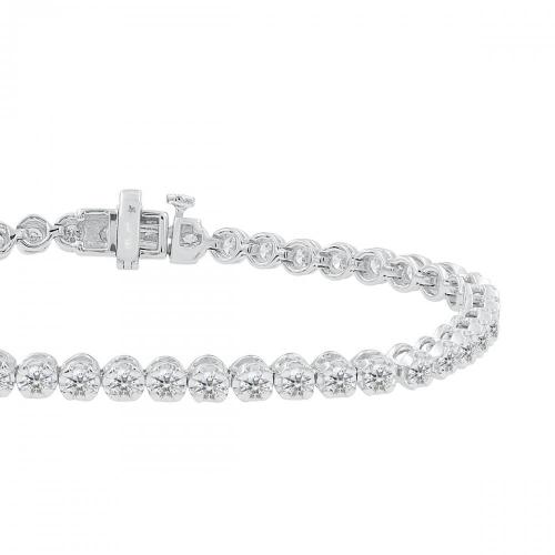 Love Spell Lab-grown Diamonds Tennis Bracelet 3.50 Ct. T.w. in Sterling Silver