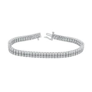 Love Spell Lab-grown Diamonds Tennis Bracelet 1.85 Ct. T.w. in Sterling Silver