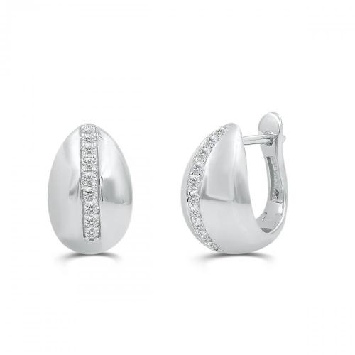 Love Spell Lab-grown Diamonds Hoops 0.35 Ct. T.w. in Sterling Silver