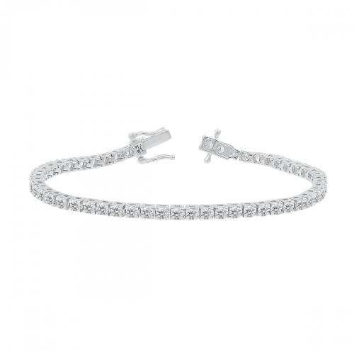 Love Spell Lab-grown Diamonds Tennis Bracelet 4.65 Ct. T.w. in Sterling Silver