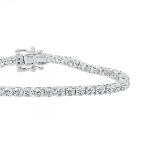Love Spell Lab-grown Diamonds Tennis Bracelet 4.65 Ct. T.w. in Sterling Silver