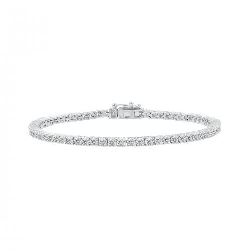 Love Spell Lab-grown Diamonds Tennis Bracelet 4.65 Ct. T.w. in Sterling Silver