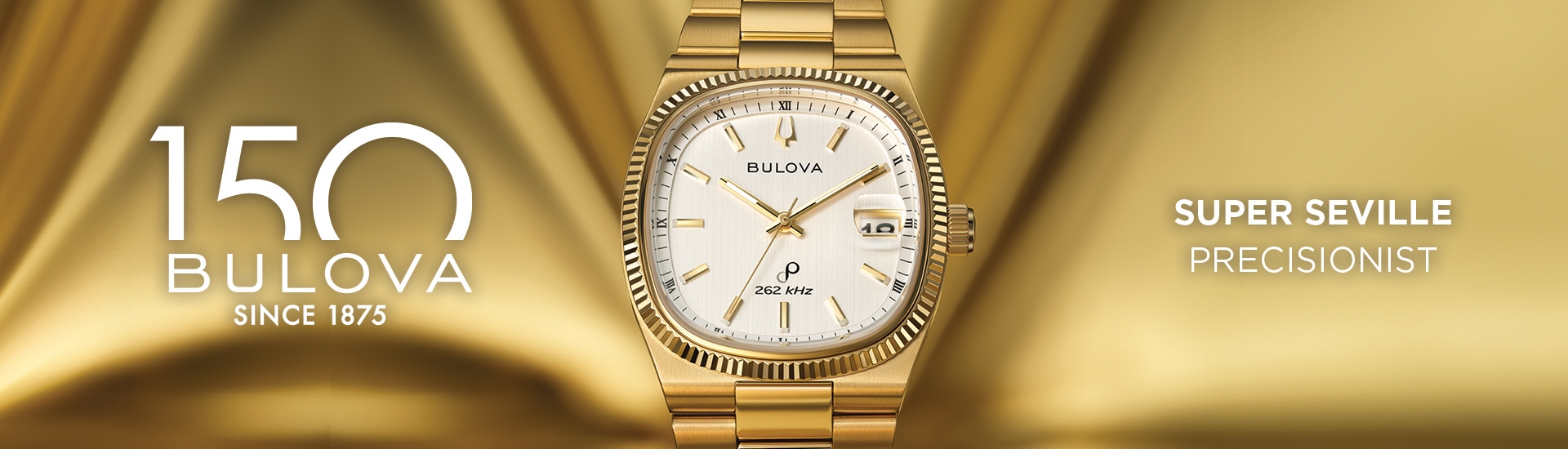 150 - Bulova Since 1875 - Super Seville Precisionist